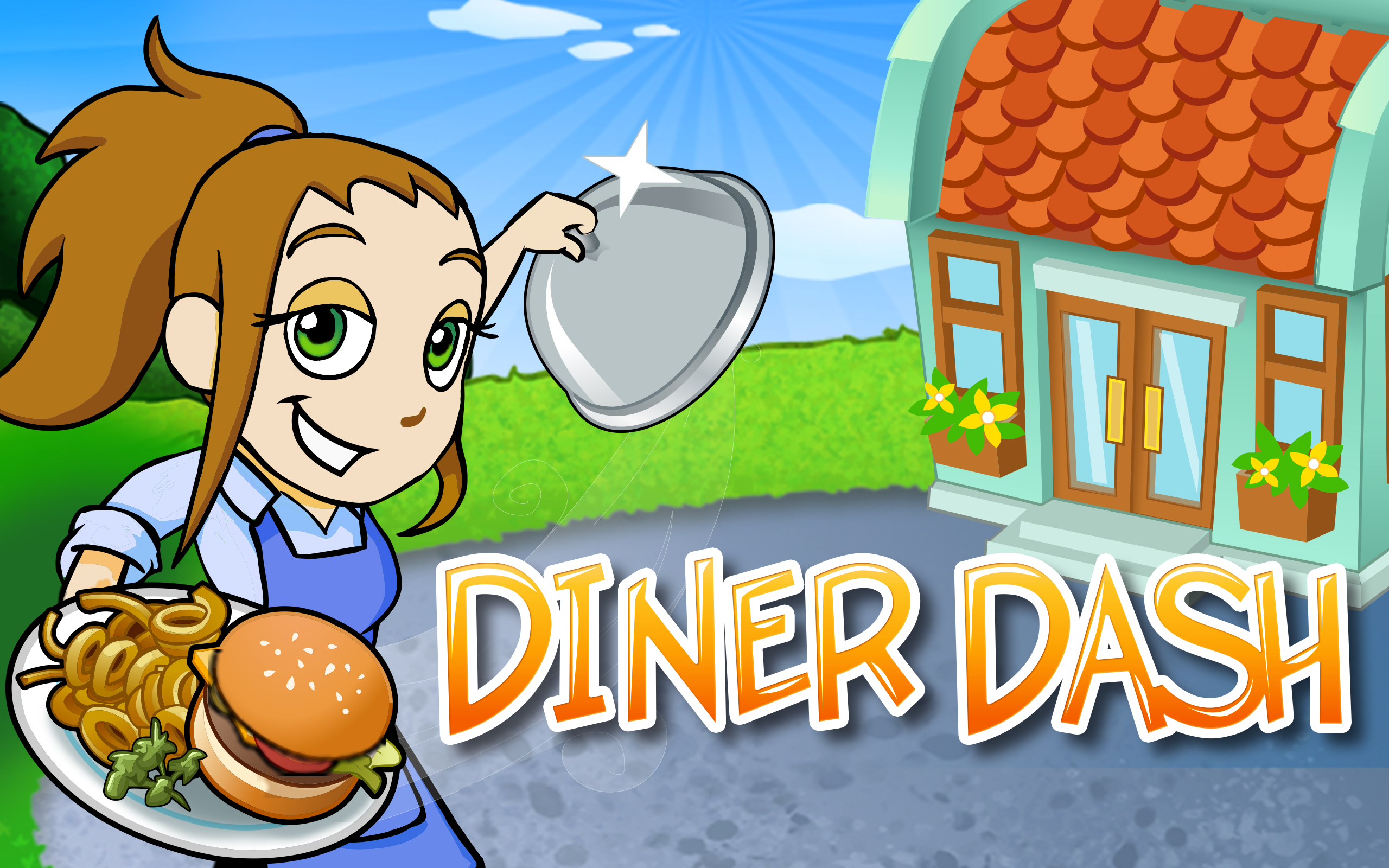 How to download most of the diner dash games 