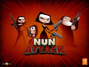 Nun Attack Logo