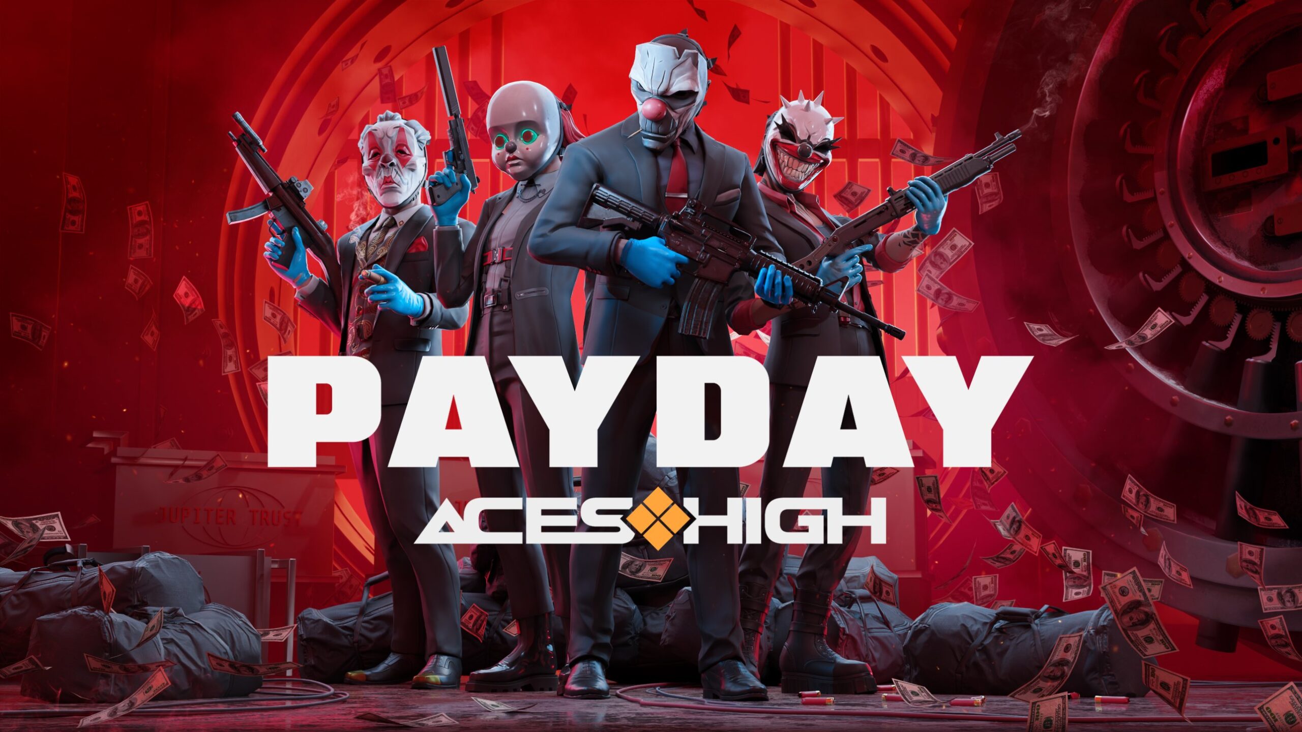 PAYDAY: Aces High key art