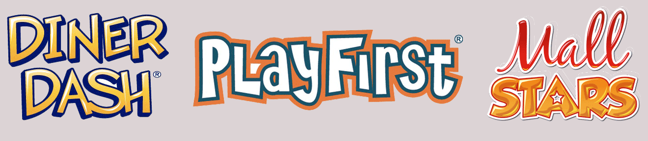 PlayFirst company and game logos